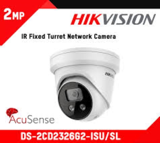 CAMERA IP ACUSENSE DOME 2MP HIKVISION DS-2CD2326G2-ISU/SL (D)